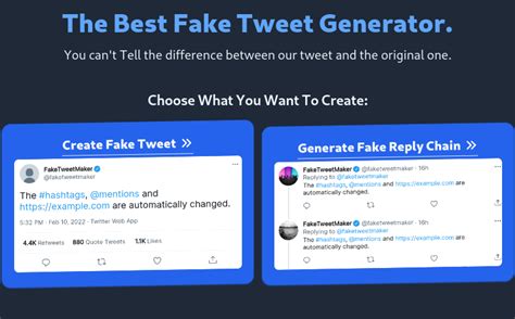 fake twitter|Tweet Generator .